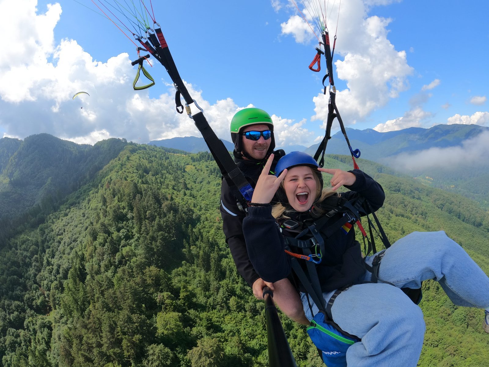 Zbor cu Parapanta din Poiana Brasov