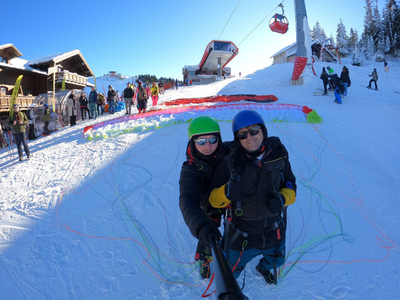 Zbor cu Parapanta din Poiana Brasov